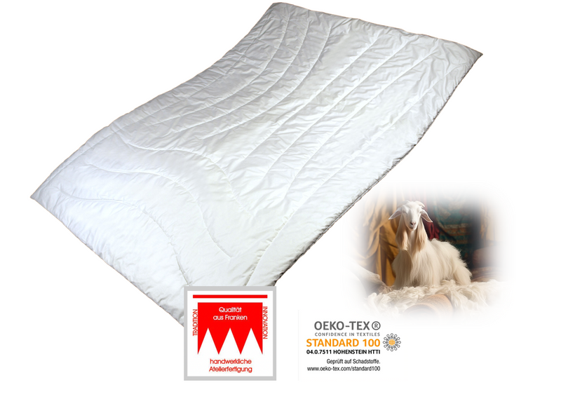 Garanta Cashmeredecke 100% Cashmere, Duo-Leichtsteppbett, Ganzjahr