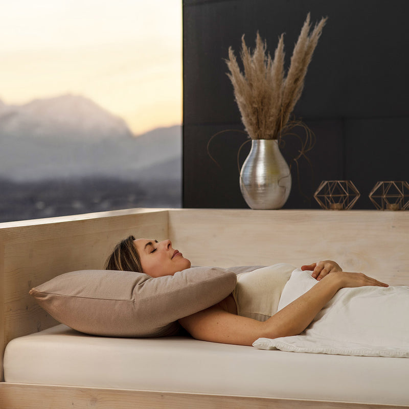 Set-Angebot: Hefel My Neck Nackenstützkissen + Jersey-Bezug (Wunschfarbe)