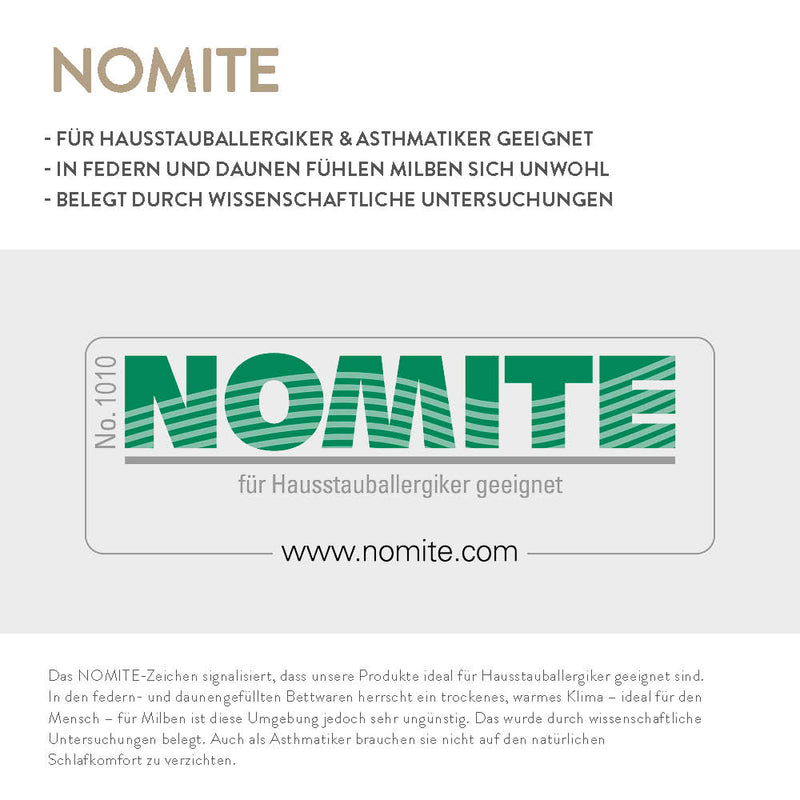 Spessarttraum PLATIN 100% Gänsedaunendecke, Ganzjahr (medium)