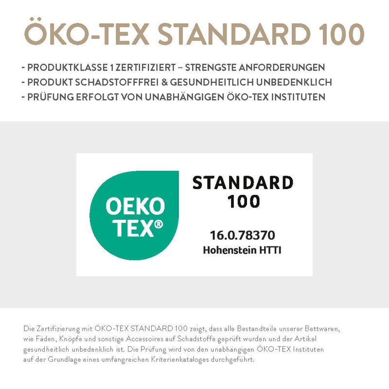 Spessarttraum PLATIN 100% Gänsedaunendecke, Ganzjahr (medium)