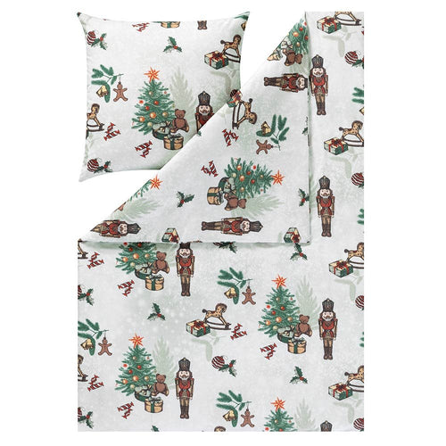 ESTELLA® "Nutcracker" Kuschelflanell Weihnachts-Bettwäsche-Set, warm  (100% Baumwolle, Kuschelflanell) (Kopie)