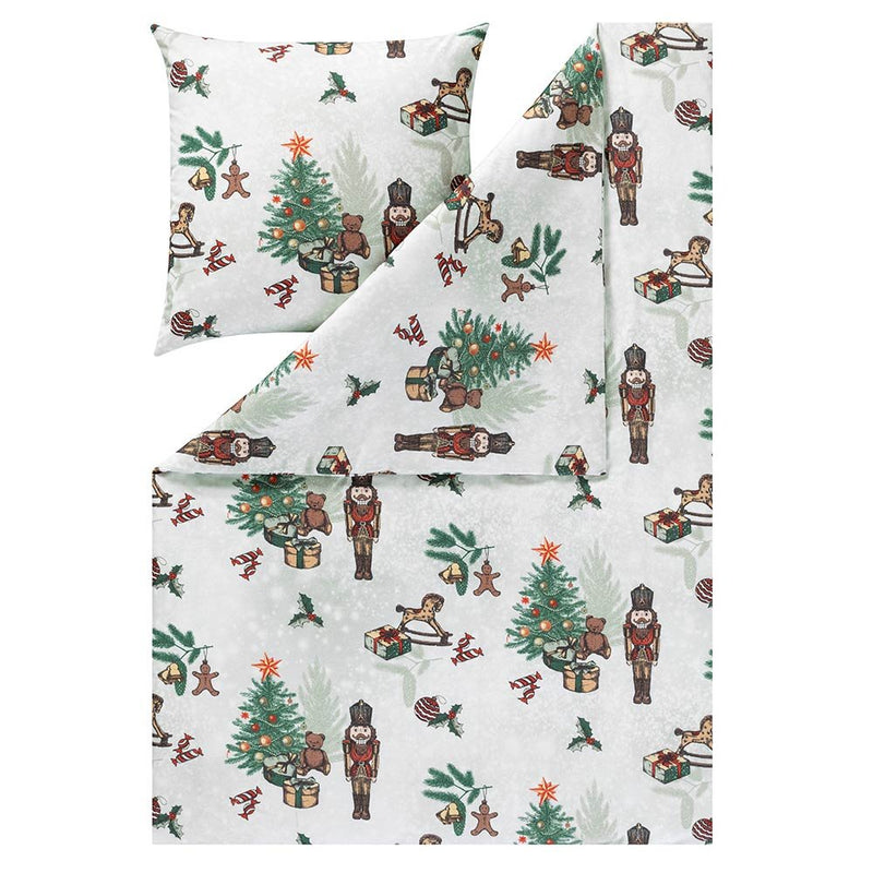 ESTELLA® "Nutcracker" Kuschelflanell Weihnachts-Bettwäsche-Set, warm  (100% Baumwolle, Kuschelflanell) (Kopie)