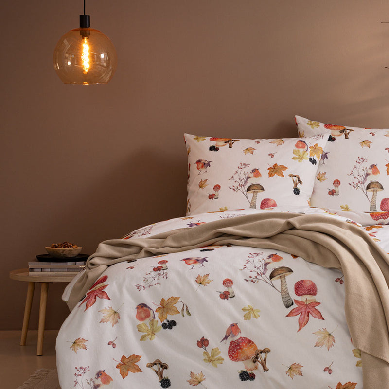 ESTELLA® "Autumnly" Kuschelflanell Bettwäsche-Set, warm (100% Baumwolle, Kuschelflanell)