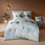 ESTELLA® "Mountaina" Kuschelflanell Ski-Bettwäsche-Set, warm (100% Baumwolle, Kuschelflanell)