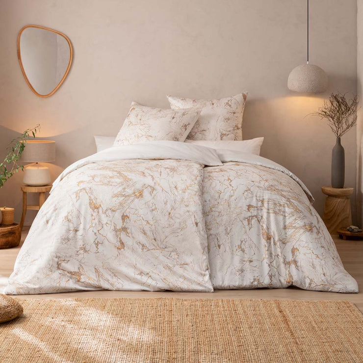 ESTELLA® "Raphael" Mako-Satin 3-tlg. Bettwäsche-Set (Decke + gr. Kissen + kl. Kissen)