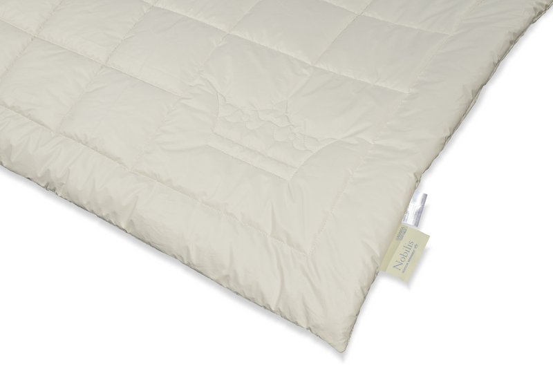 Nobilis Alpaka Bettdecke mit 100% feinstem Alpaka-Haar, medium, Ganzjahr