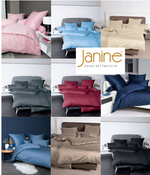 JANINE Mako Satin Bettwäsche-Set (uni-farben)