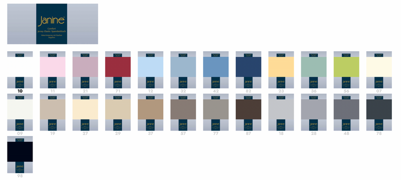 Janine Betttuch TOPPER Elastic-Jersey, 95% Baumwolle, 5% Elasthan