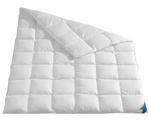 Häussling Königstraum DELUXE 90% Daunendecke 6x8 Karos, medium, Ganzjahr