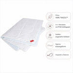 Hefel Cool - die Kühle, 100% TENCEL™ mit Kühlkapseln, Naturfaserdecke, Sommer