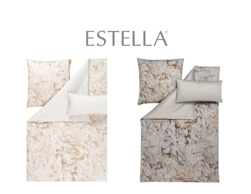 ESTELLA® "Raphael" Mako-Satin 3-tlg. Bettwäsche-Set (Decke + gr. Kissen + kl. Kissen)