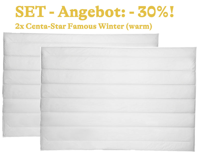 Set-Angebot:  2x Centa-Star  FAMOUS "die Beste", Winterdecken