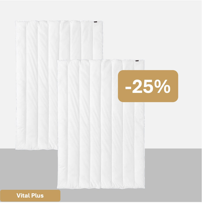 Set-Angebot: 2x Centa-Star VITAL PLUS "die Kuschelige", Winterdecken (duo-warm), 25% sparen