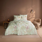 ESTELLA Bettwäsche Meadow mint im Schlafzimmer