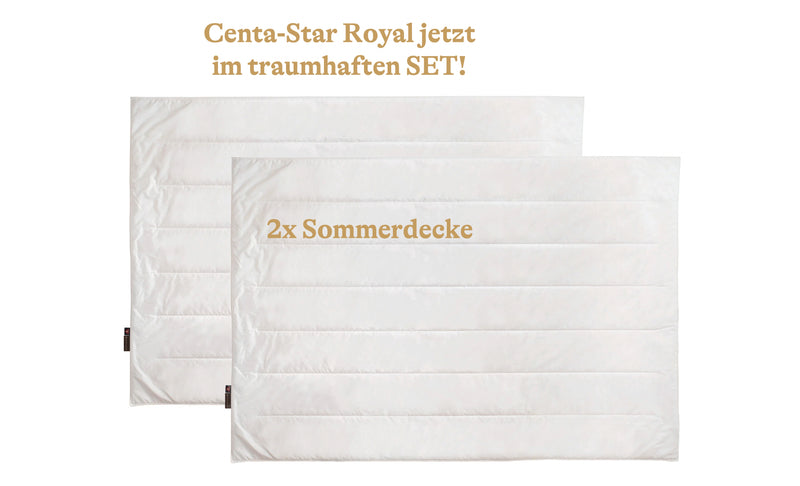 Set-Angebot: 2x Centa-Star ROYAL Sommerdecke (leicht)
