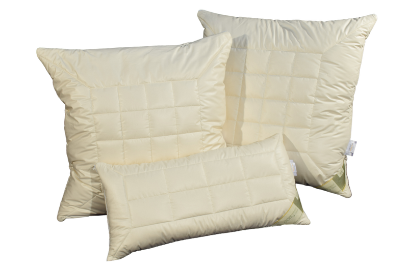 Garanta Bio-Baumwollkissen Cotton (GOTS) mit Schurwollkugel