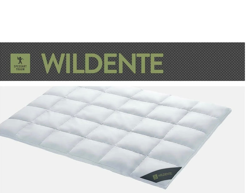 Spessarttraum WILDENTE 100% Daunendecke, 3 cm Innen- und Außensteg, Winter (warm)
